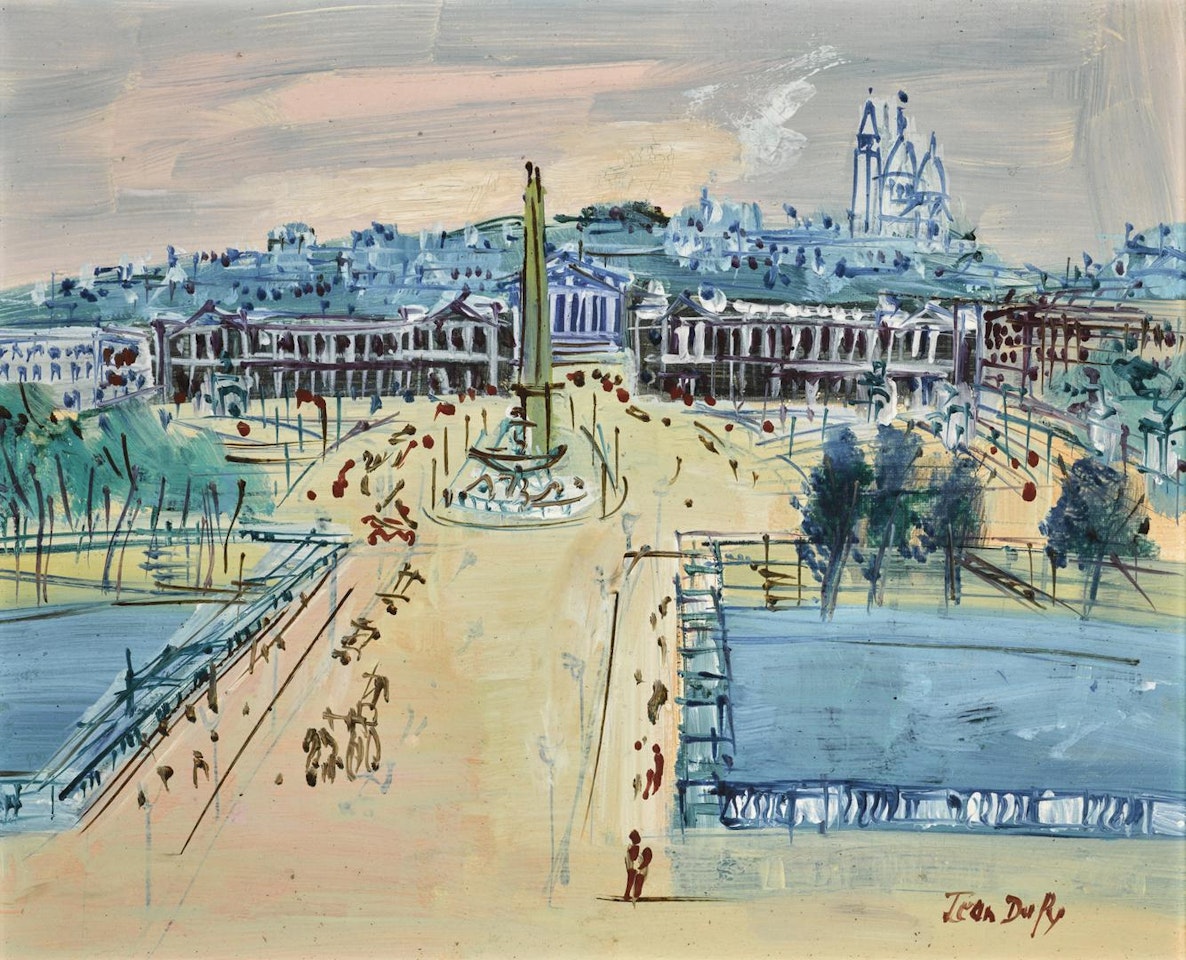 PLACE DE LA CONCORDE by Jean Dufy