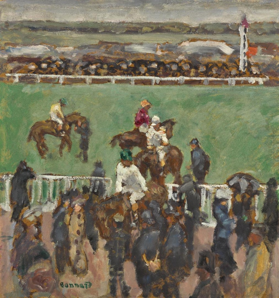 AUX COURSES (LONGCHAMP) by Pierre Bonnard