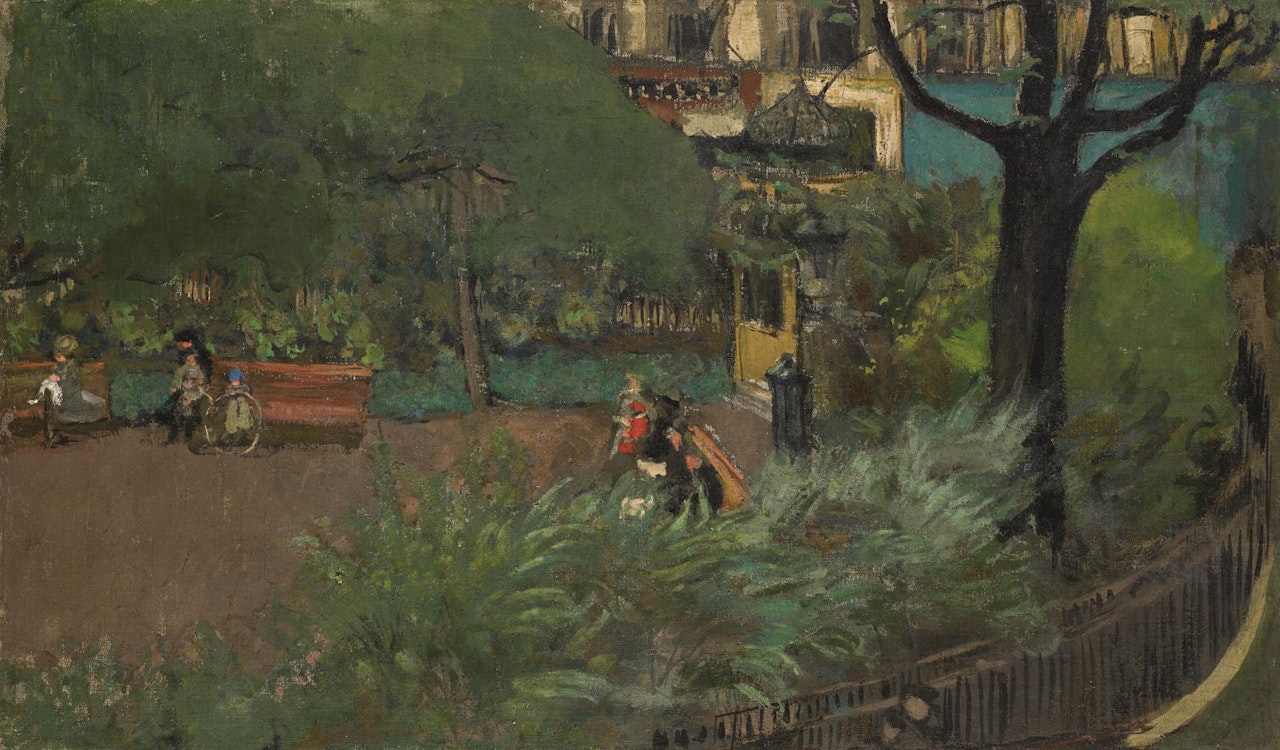 SQUARE BERLIOZ (LA PLACE VINTIMILLE) by Édouard Vuillard