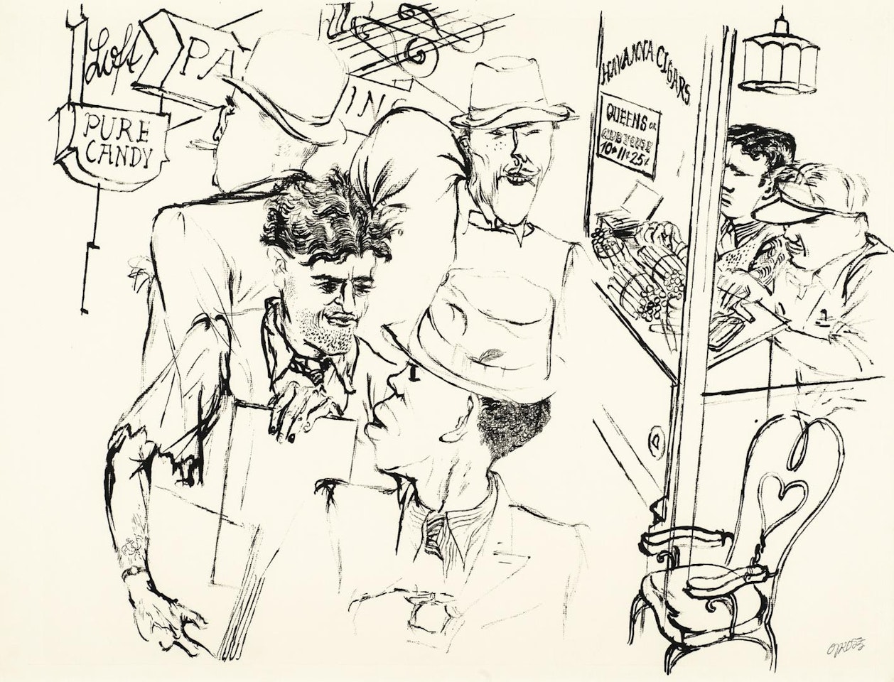 HAVANA CIGARS by George Grosz