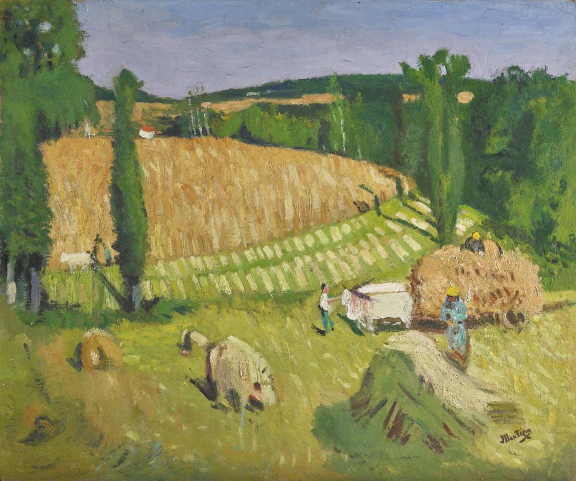 PAYSAGE DE CAMPAGNE by Pierre Eugène Montezin