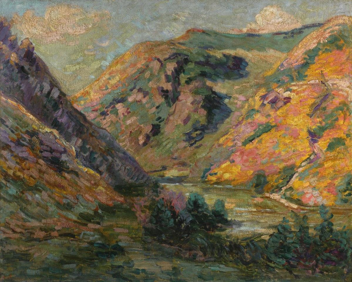 LES CAROLLES, VALLÉE DE LA LUDE by Armand Guillaumin