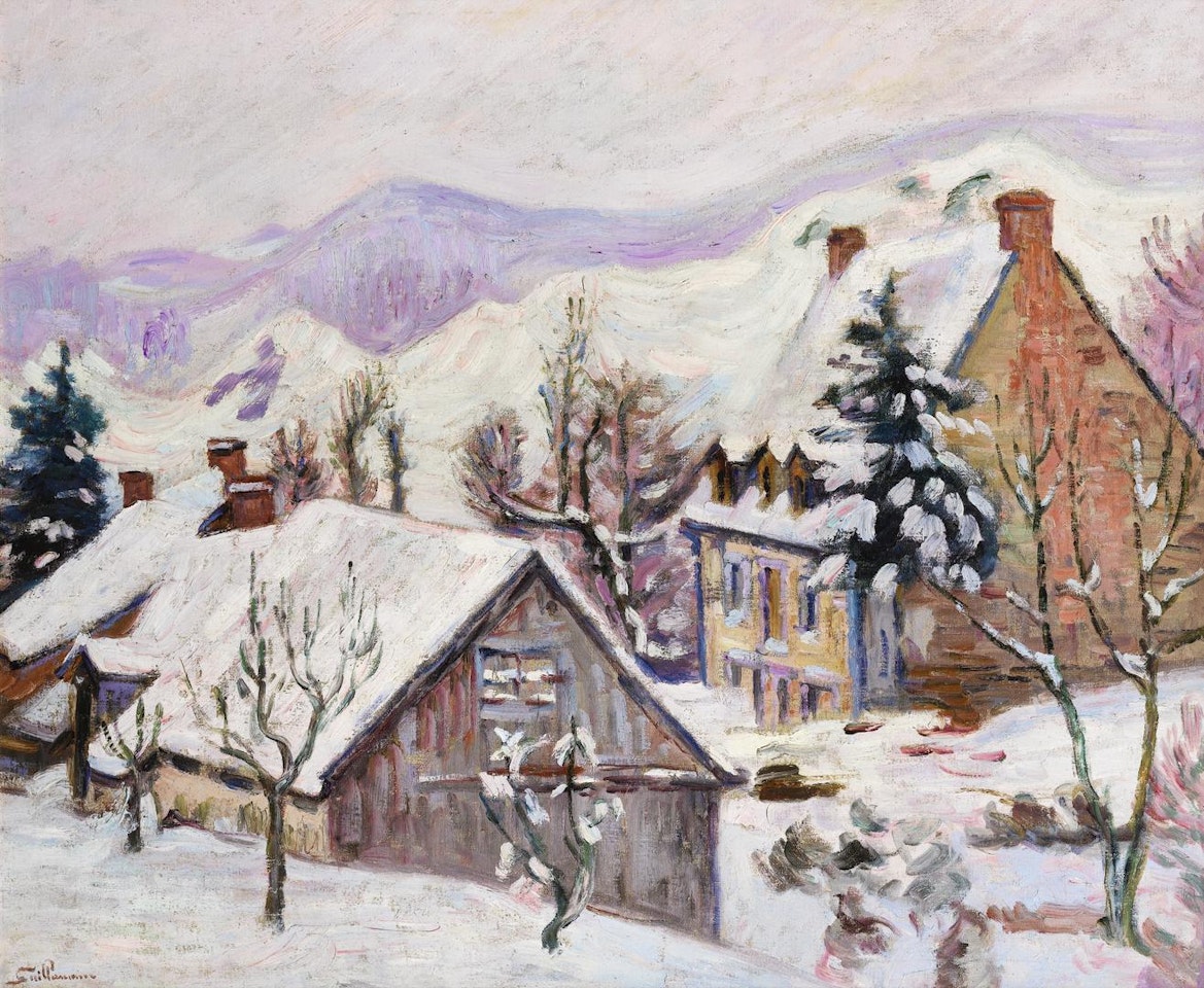LE VILLAGE DE ST SAUVES by Armand Guillaumin