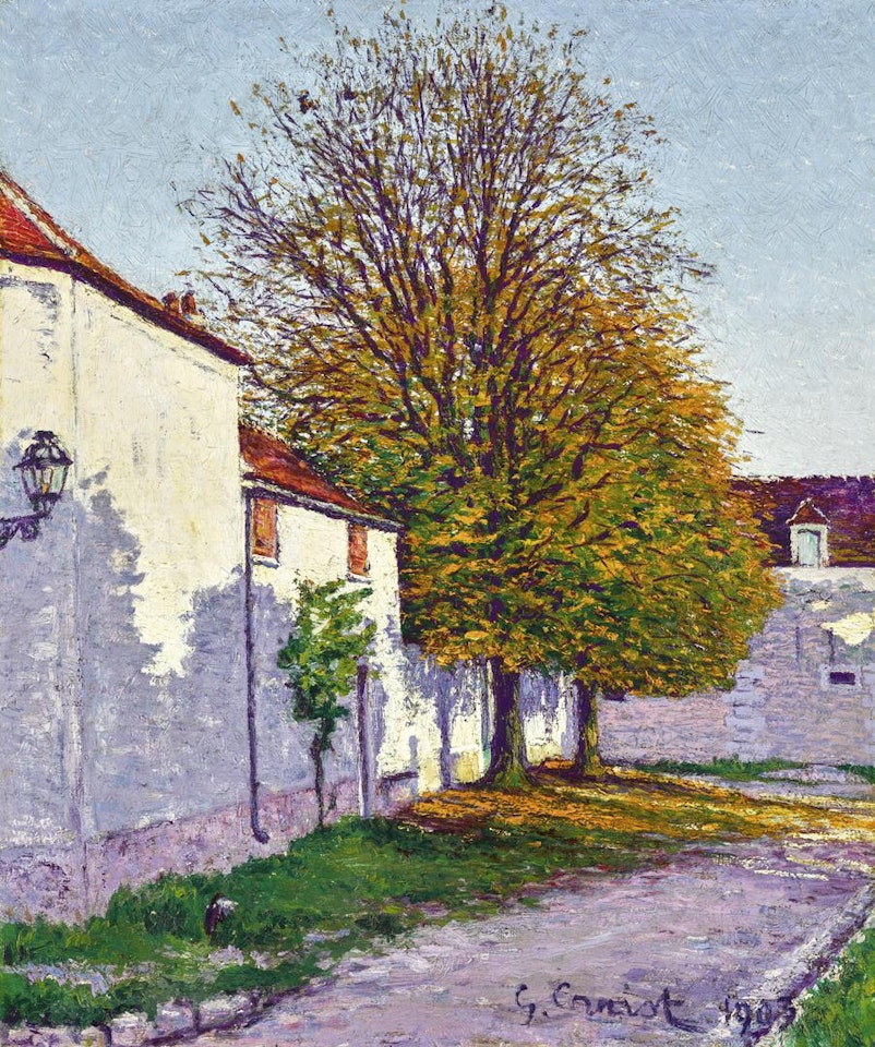 RUE DE VILLAGE by Gustave Cariot