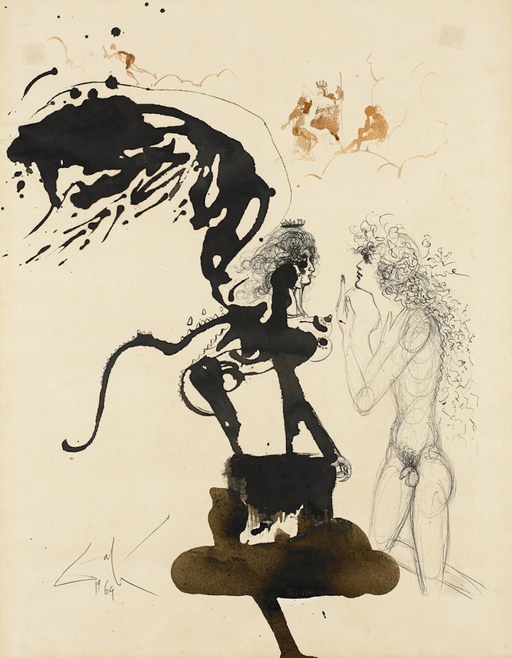 ŒDIPE ET LE SPHINX by Salvador Dali