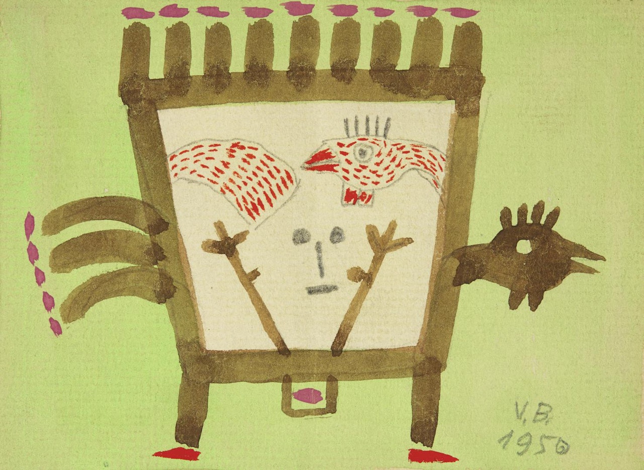 CARTE DE VŒUX by Victor Brauner