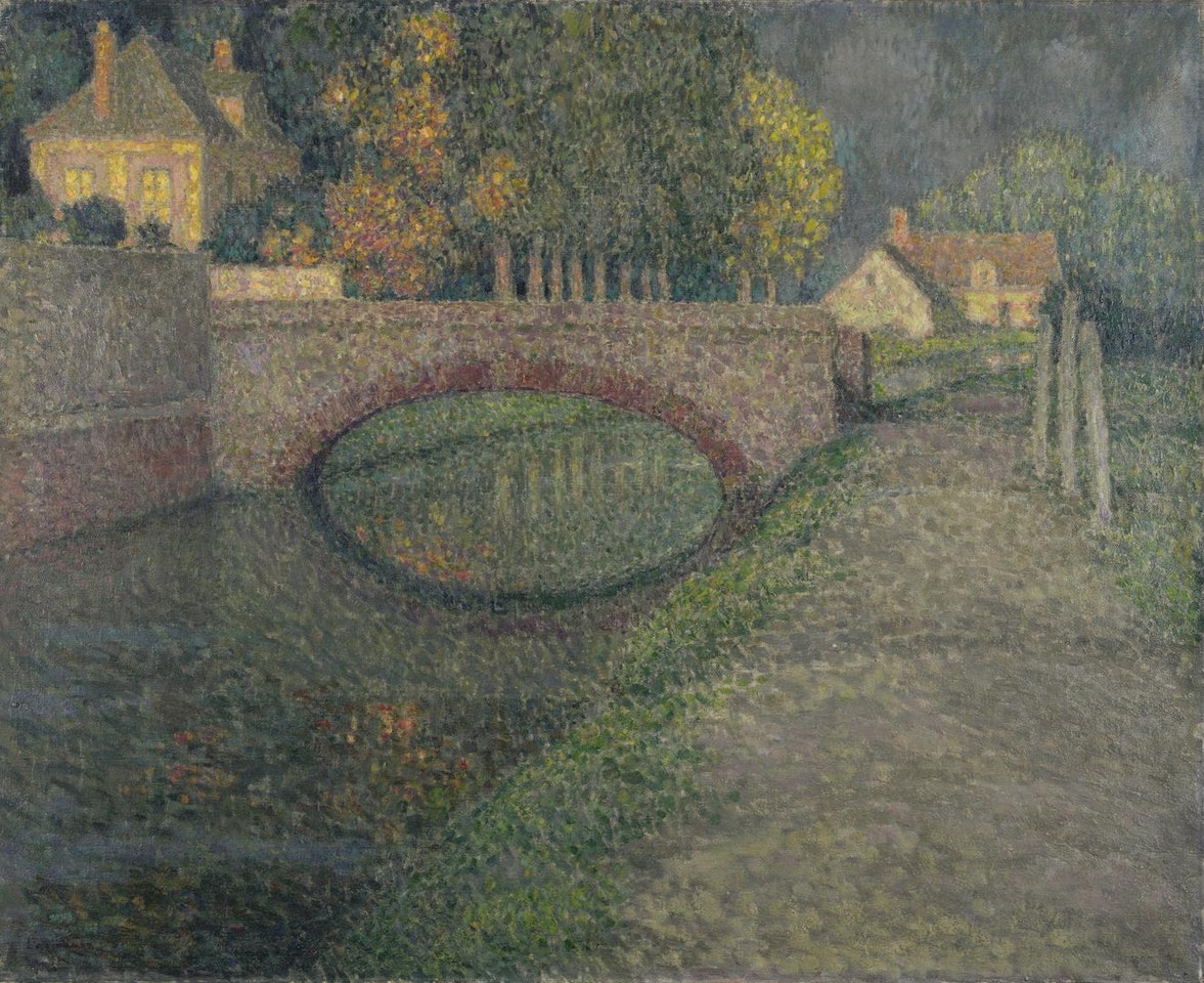 LA MAISON DU CANAL, VERNEUIL by Henri Le Sidaner