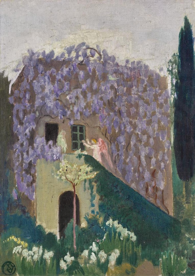 ANNONCIATION AUX GLYCINES, ORVIETO (ESQUISSE) by Maurice Denis