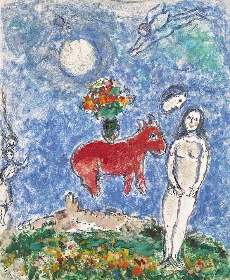 LA CHÈVRE ROUGE by Marc Chagall