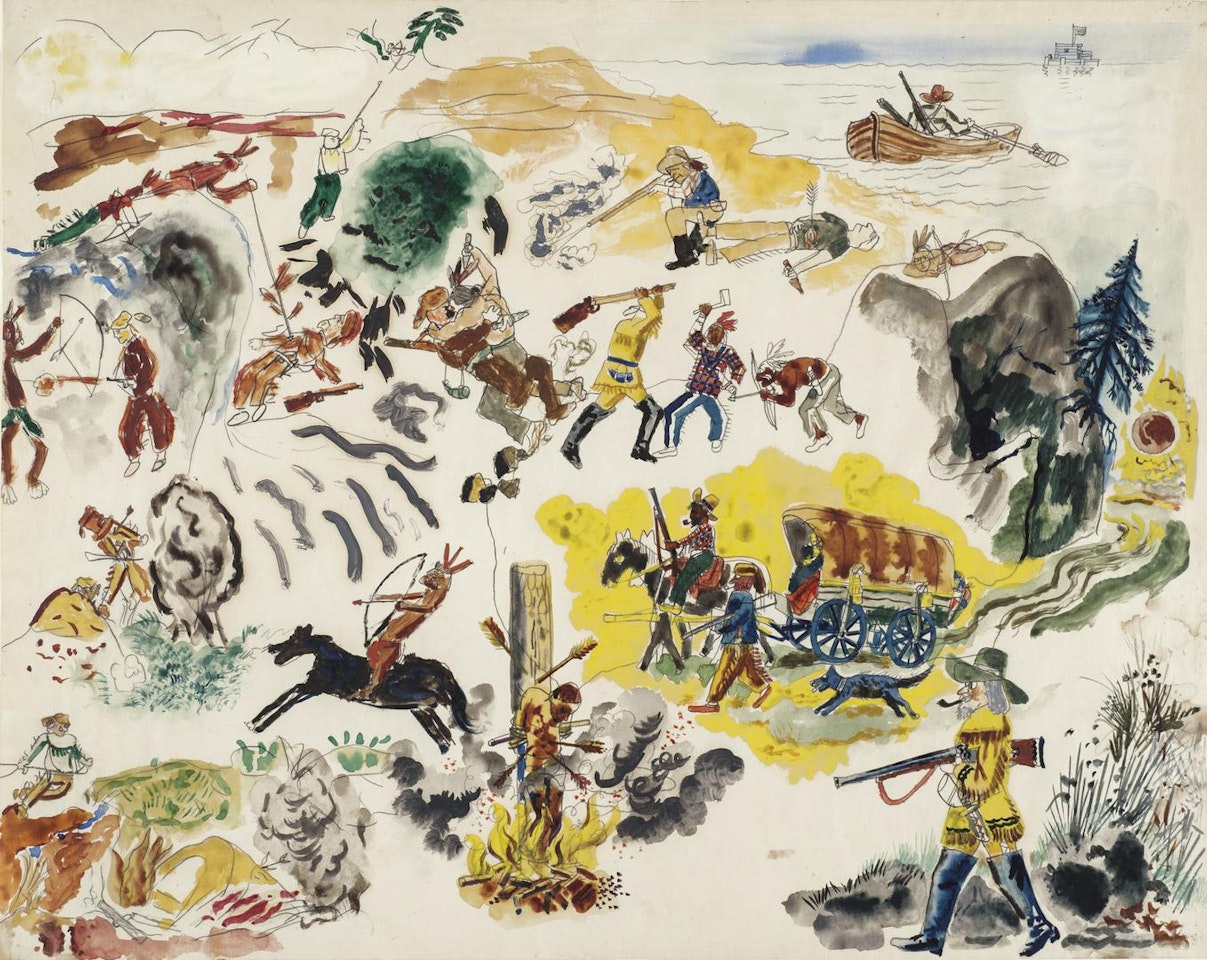 THE WILD WEST by George Grosz