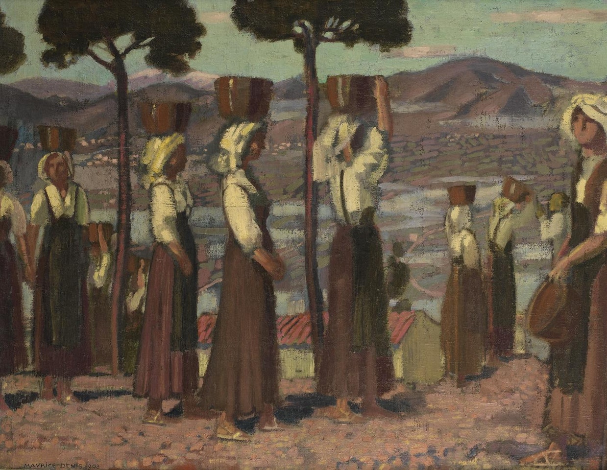 PAYSANNES DE MONTE-CASSINO by Maurice Denis