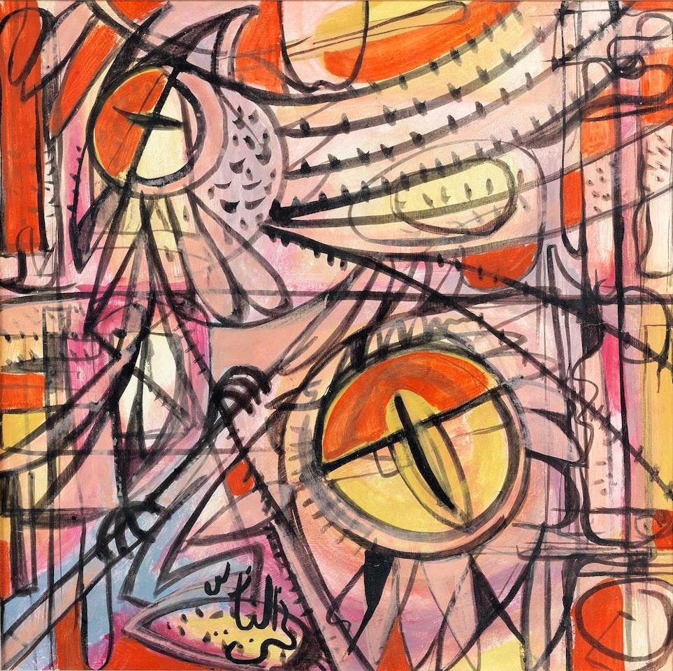 Abstract Owl by Fahr-El-Nissa Zeid