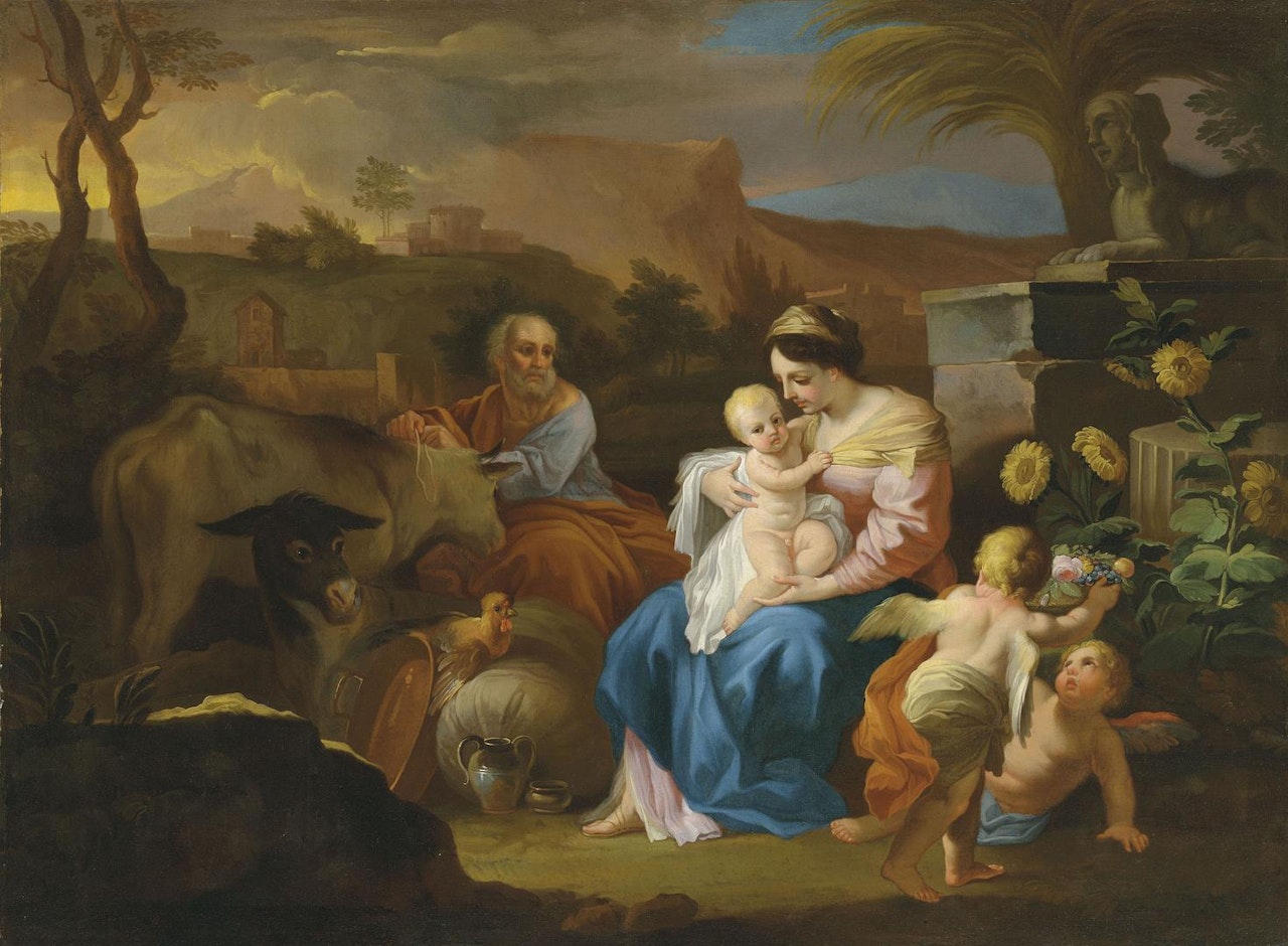 The Rest on the Flight into Egypt by Francesco Solimena