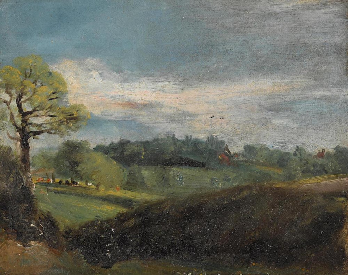 East Bergholt Common by John Constable