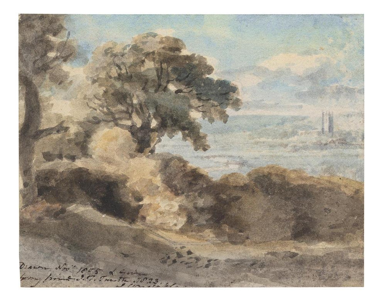 The Vale of Dedham by John Constable