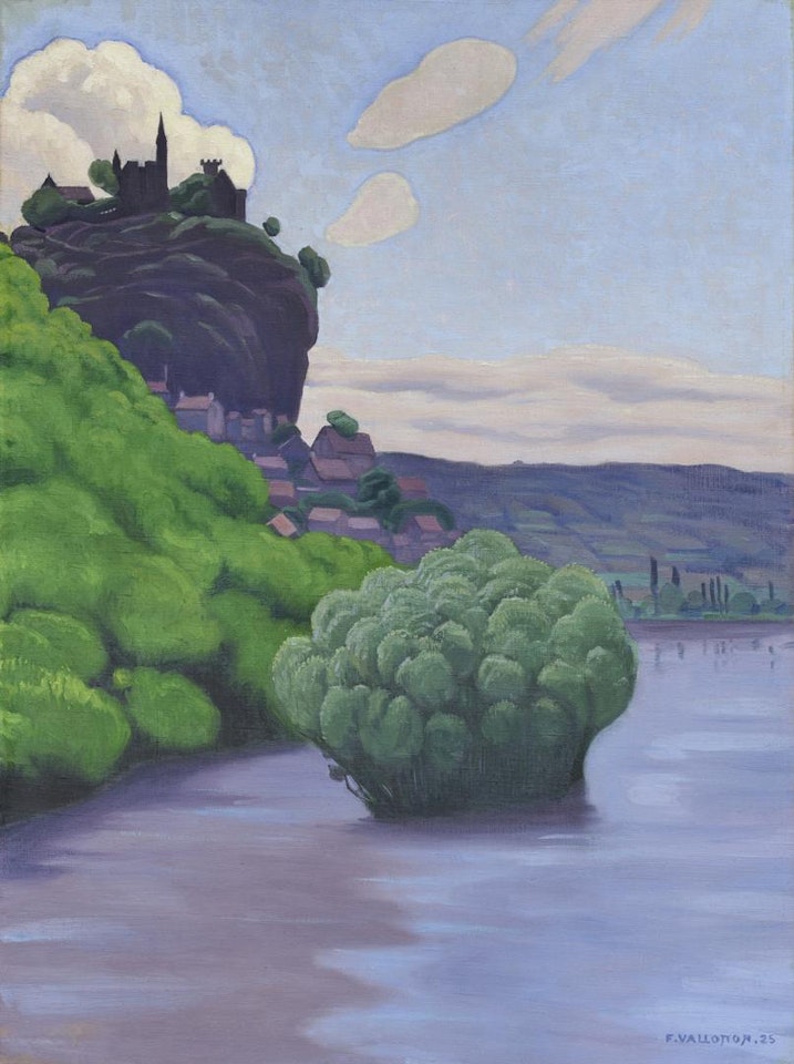 LA DORDOGNE À BEYNAC by Félix Vallotton