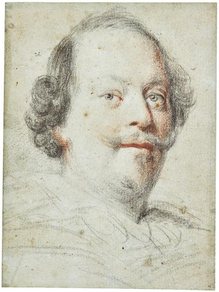 PORTRAIT OF A GENTLEMAN, POSSIBLY CASSIANO DAL POZZO by Ottavio Leoni