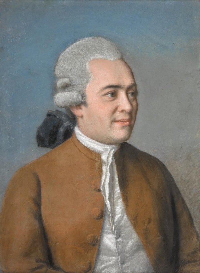 PORTRAIT OF A GENTLEMAN IN A REDDISH-BROWN COAT by English School