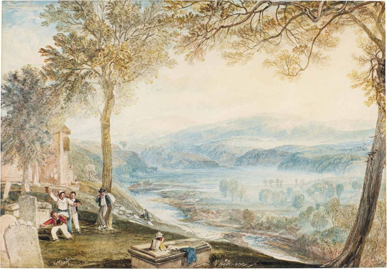 KIRKBY LONSDALE CHURCHYARD, WESTMORLAND by Joseph Mallord William Turner