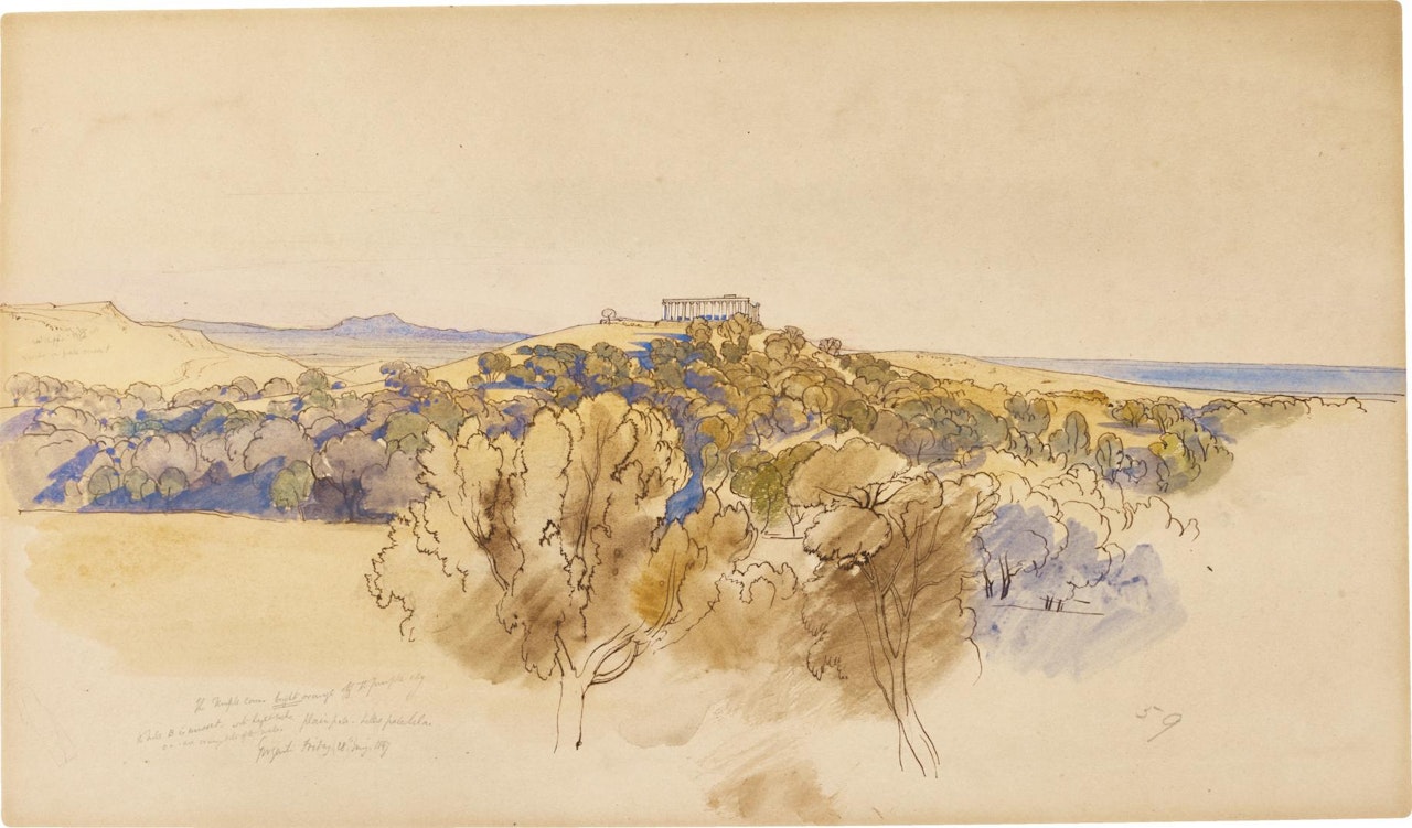 GIRGENTE, SICILY by Edward Lear
