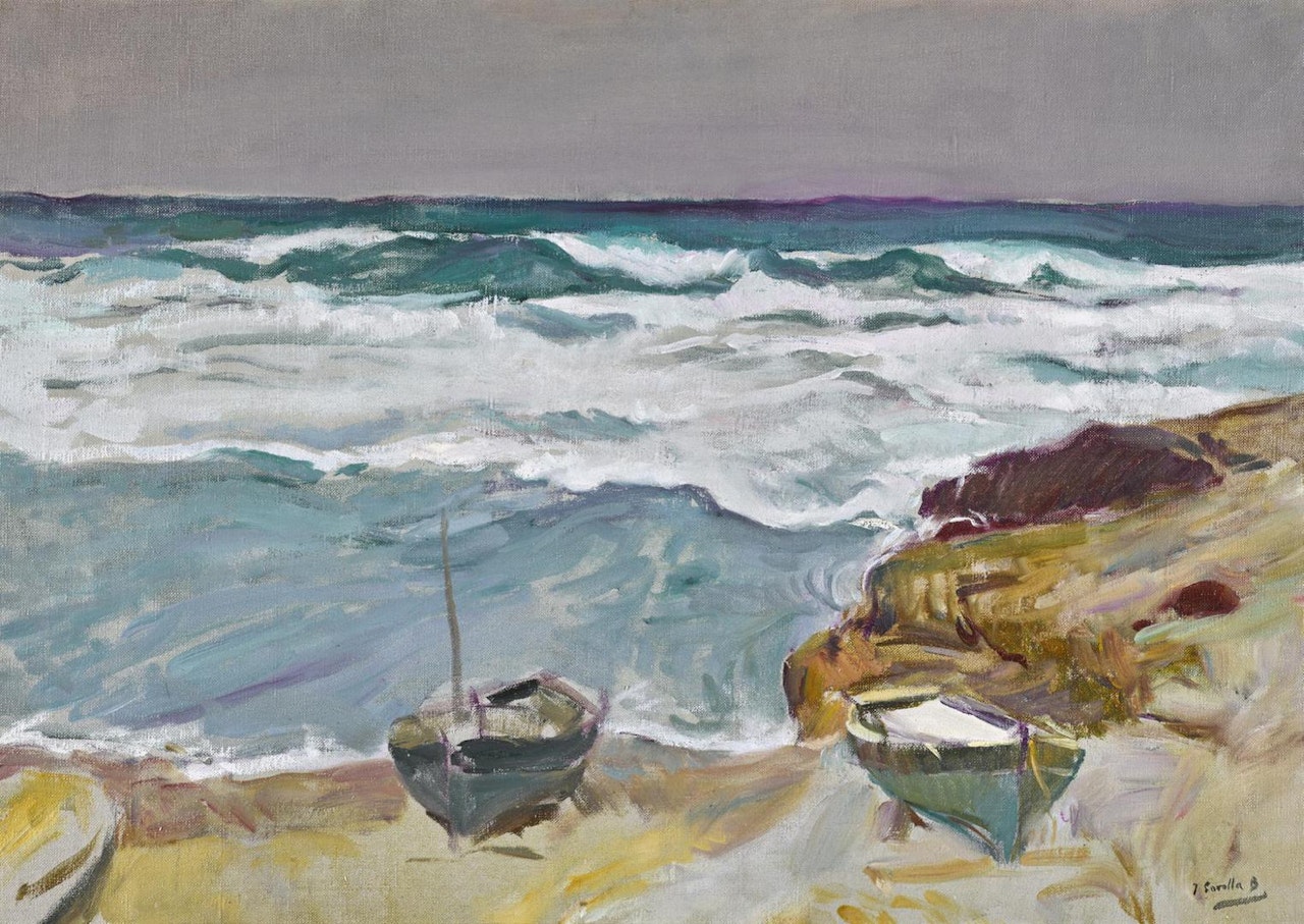 La Caleta, Málaga (La Caleta Beach, Málaga) by Joaquin Sorolla Y Bastida
