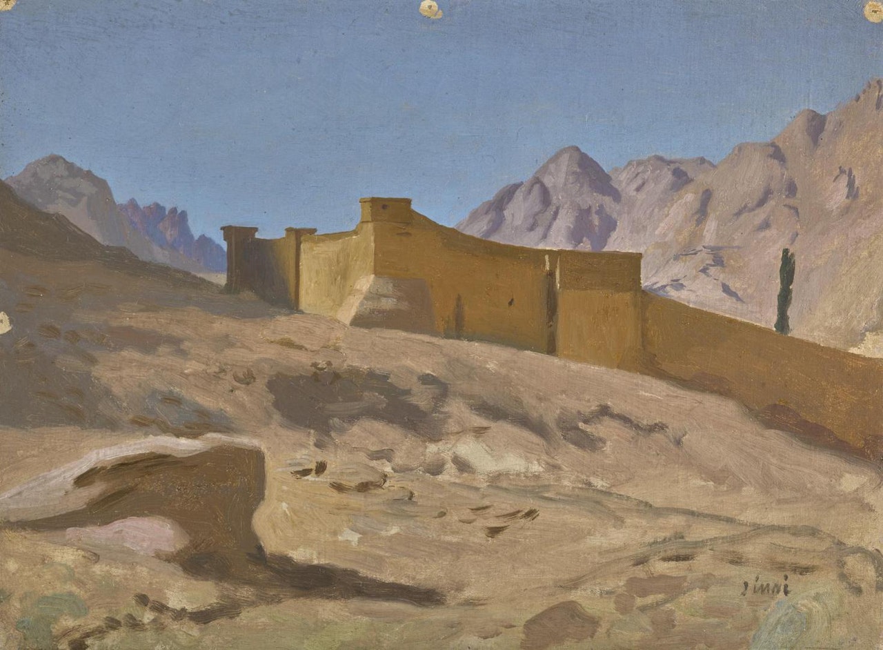 Le monastère de Sainte-Catherine by Jean Léon Gérome