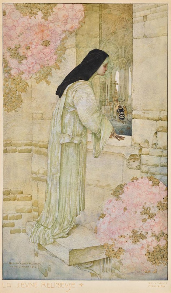 La jeune religieuse by Gustave Adolf Mossa