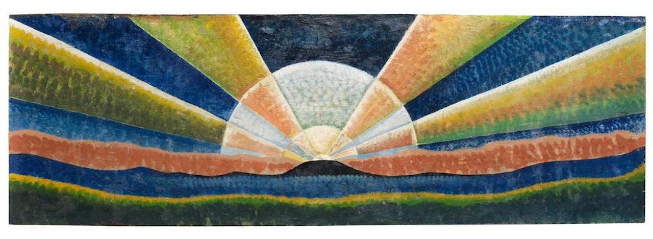 Alba-paesaggio by Gerardo Dottori