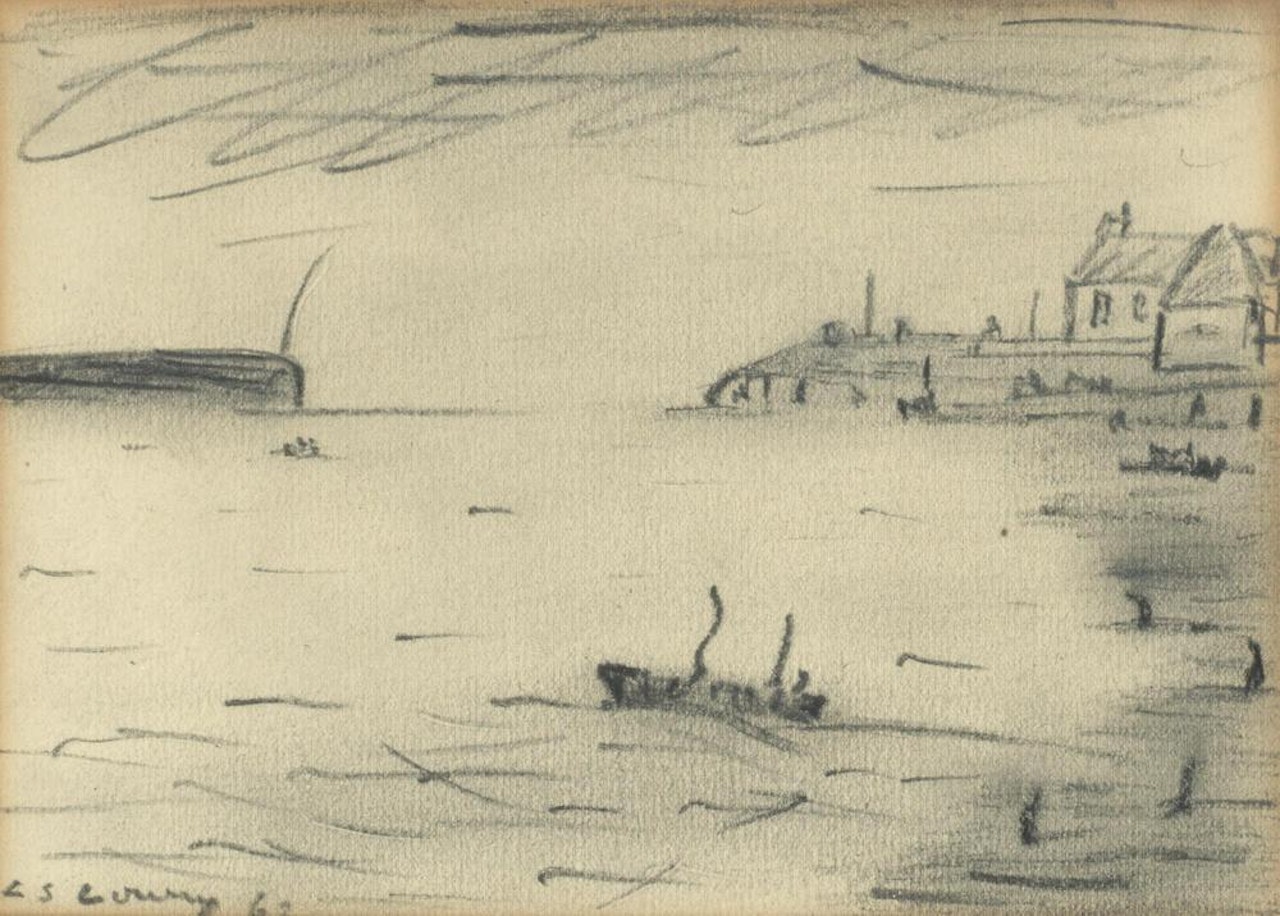 Boats by Laurence Stephen Lowry