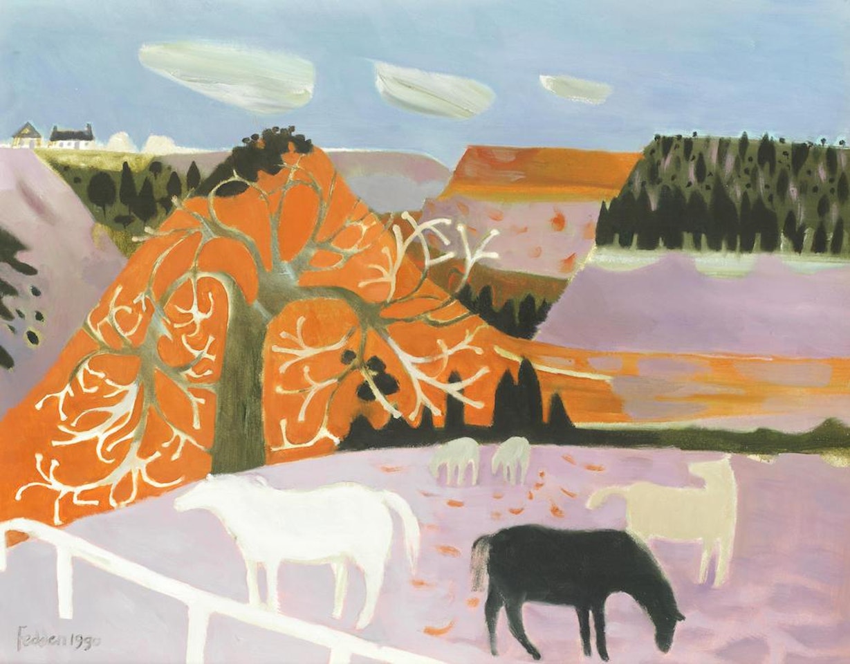 Yorkshire Ponies by Mary Fedden