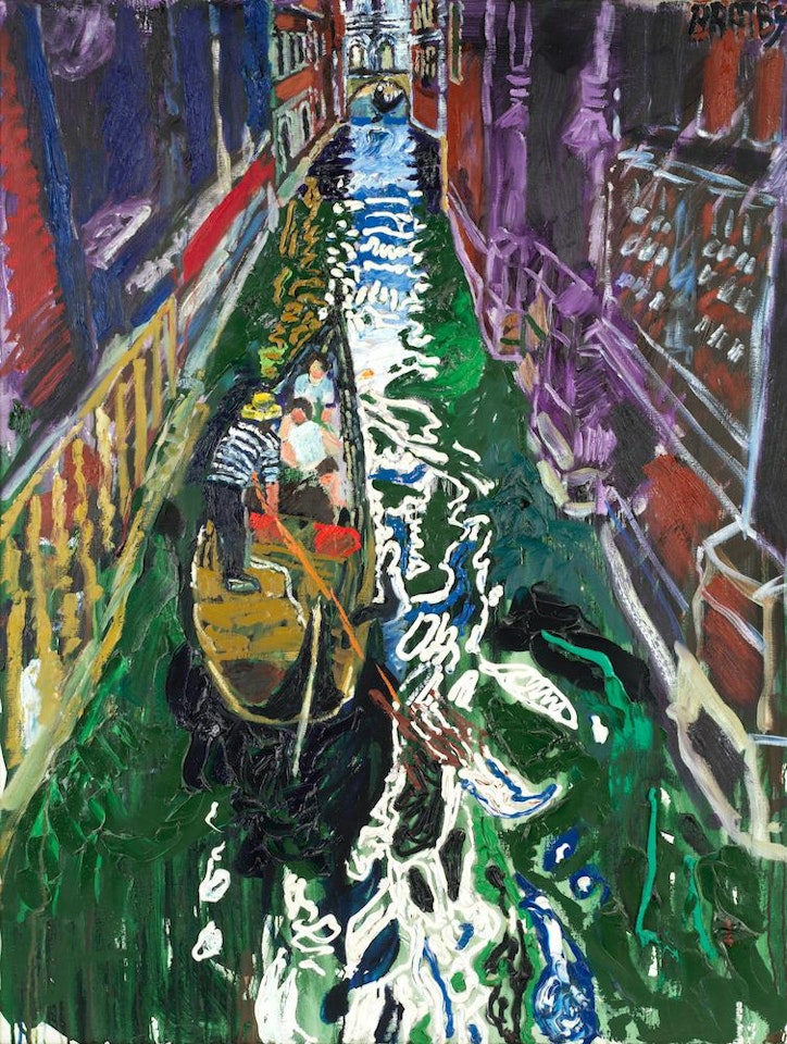 Gondola, Venice by John Bratby