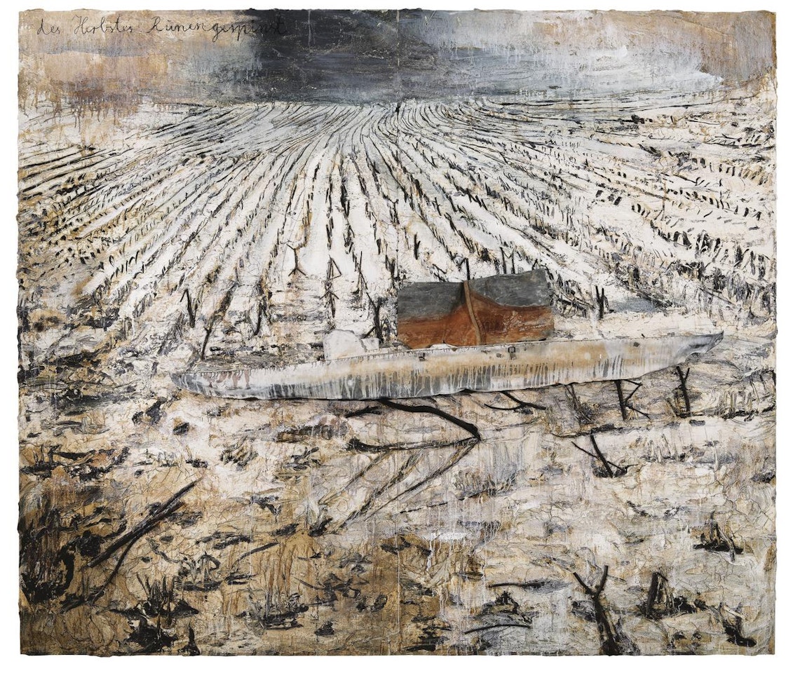 DES HERBSTES RUNENGESPINST by Anselm Kiefer