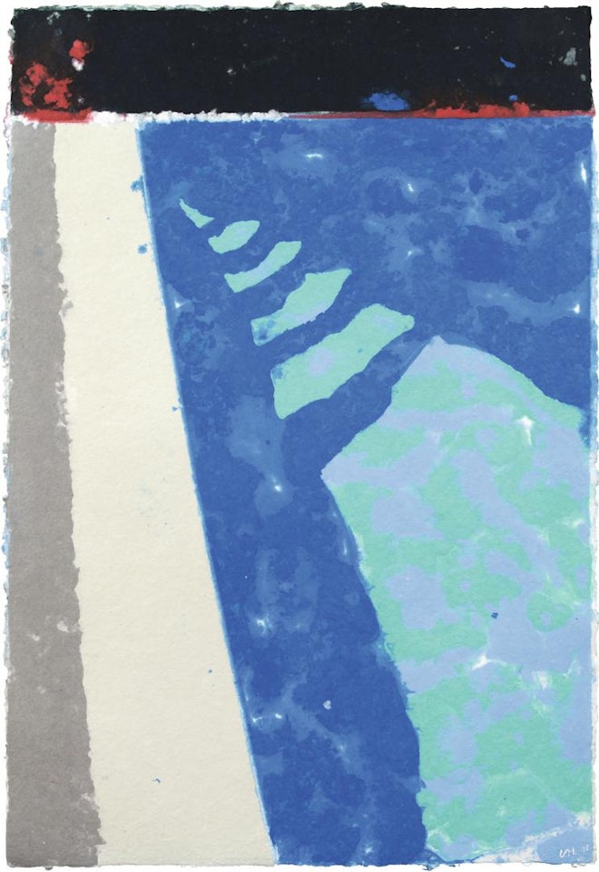 STEPS WITH SHADOW by David Hockney