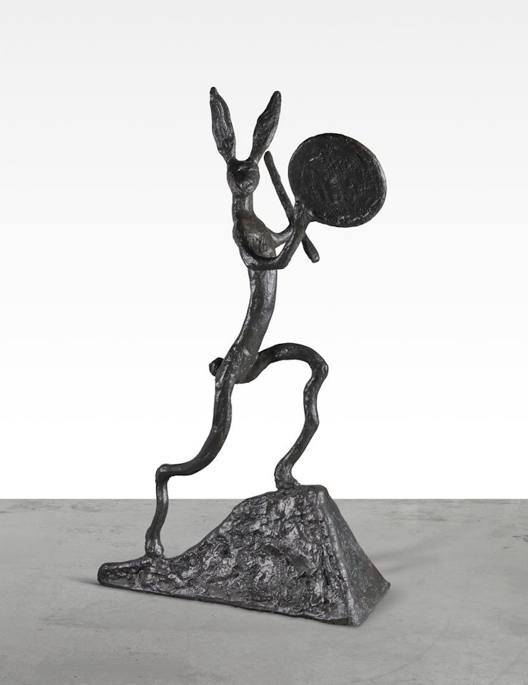 LEFT HANDED DRUMMER by Barry Flanagan