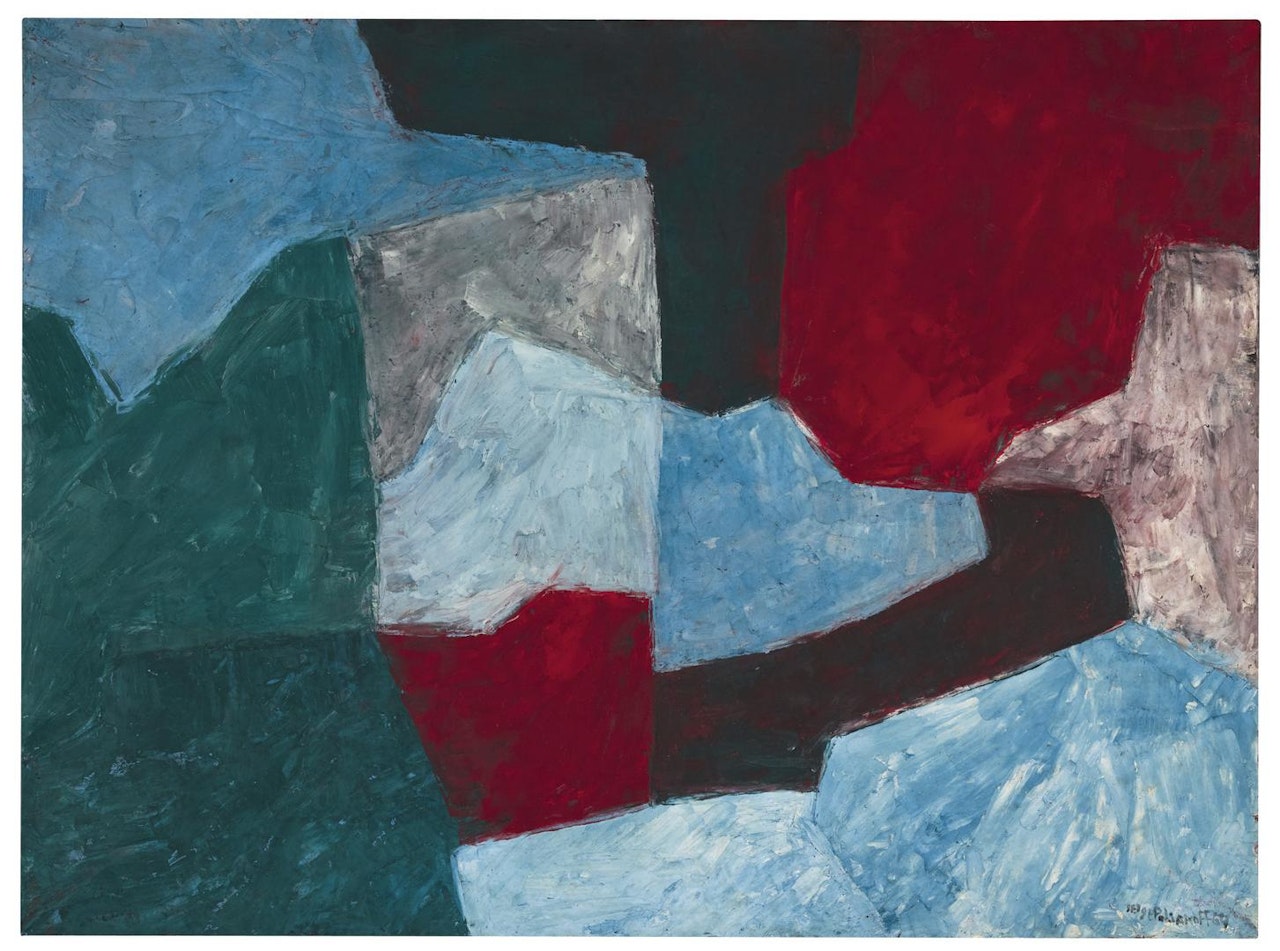 COMPOSITION ABSTRAITE by Serge Poliakoff