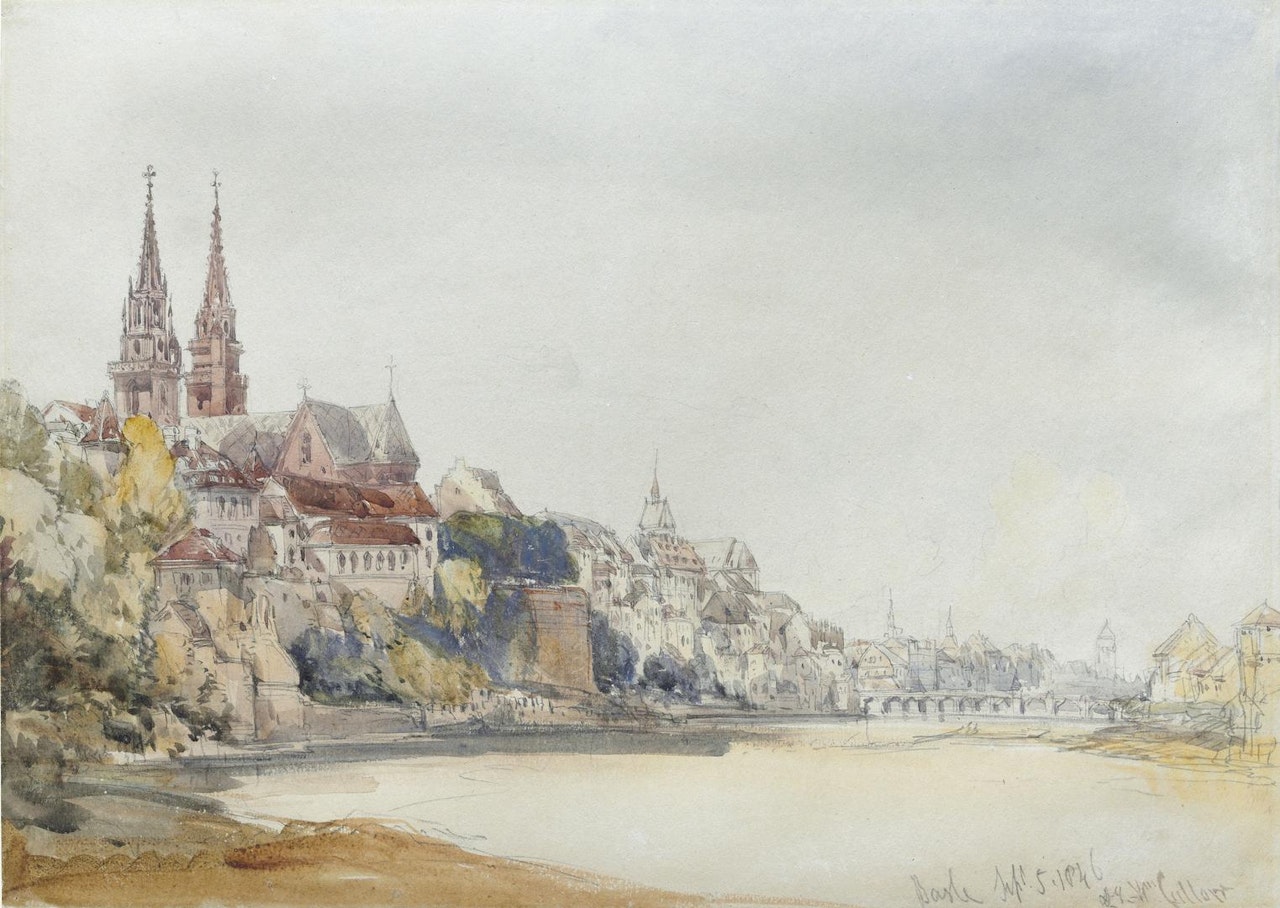View of Basel, Switzerland by William Callow
