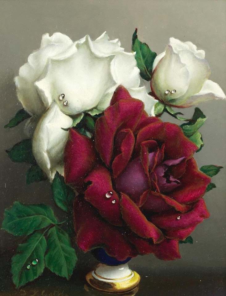 Still life of roses by Irene Klestova