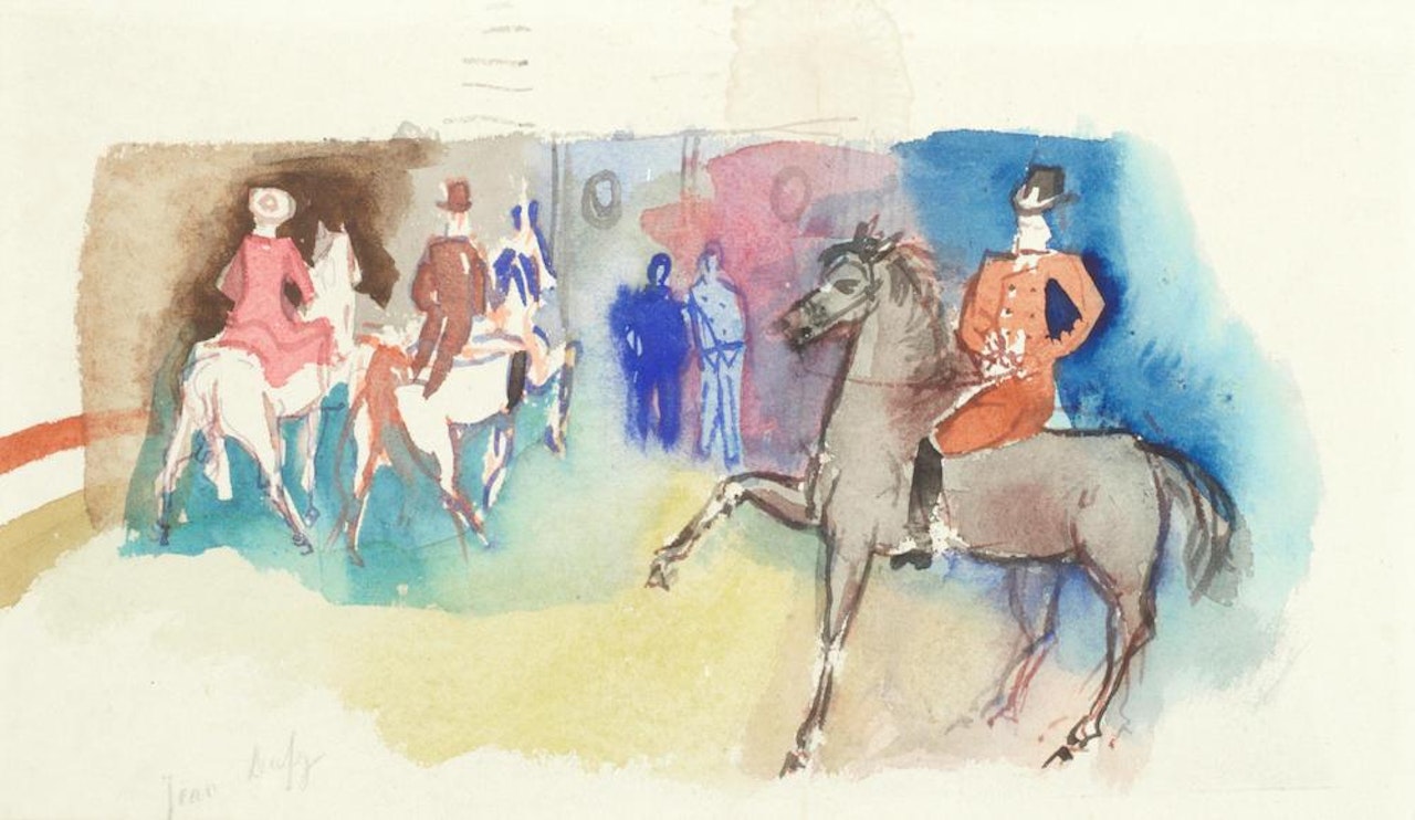 Les cavaliers by Jean Dufy