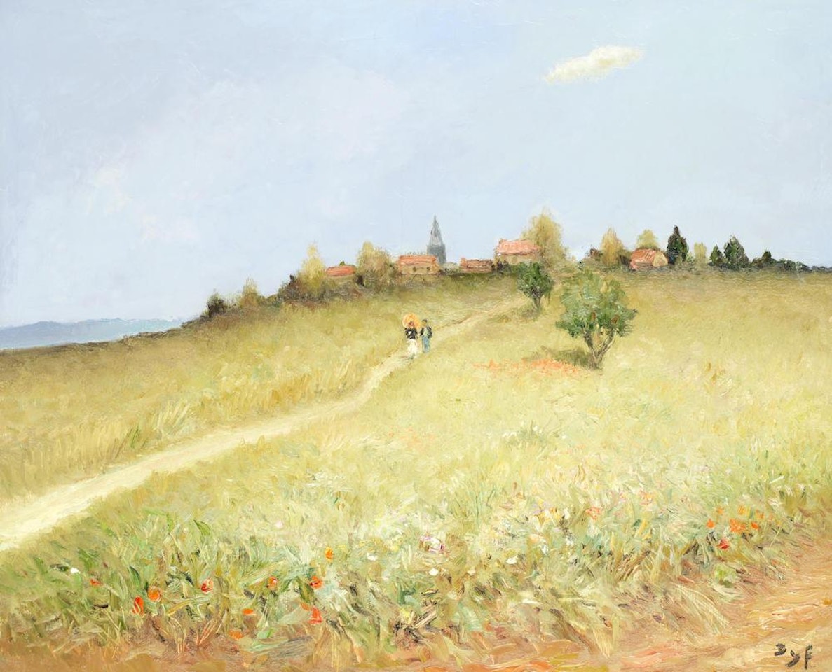 Promenade dans les blés by Marcel Dyf