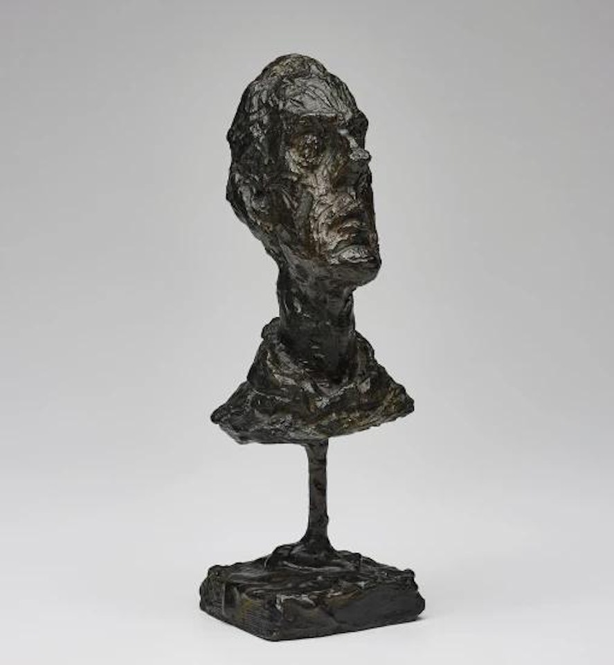 Diego [tête au col roulé] by Alberto Giacometti