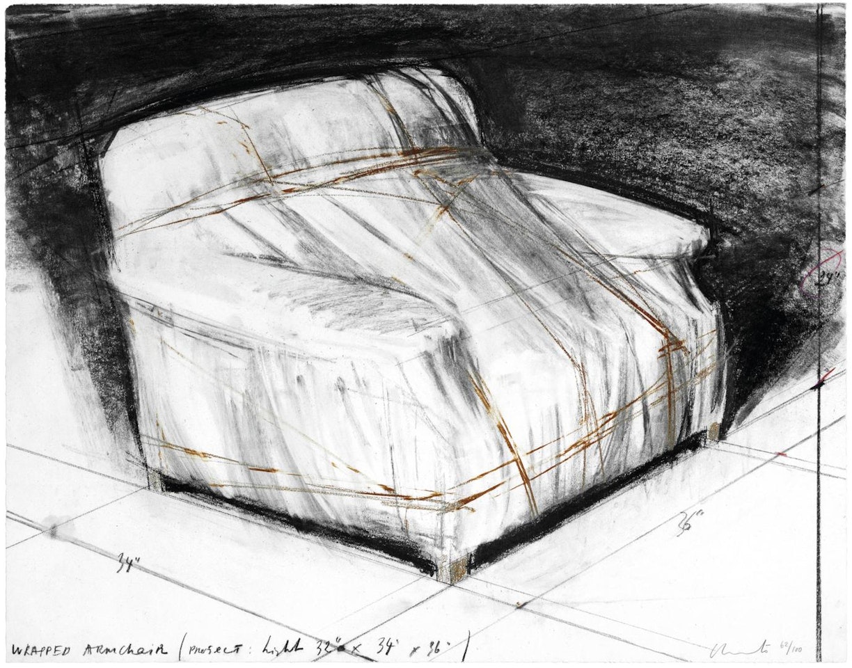 Wrapped Armchair, Project by Christo