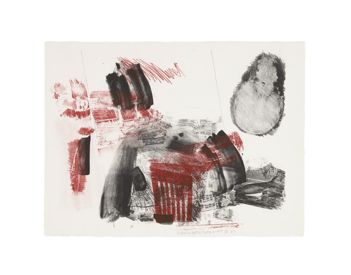 Test Stone 3, from Booster and Seven Studies by Robert Rauschenberg