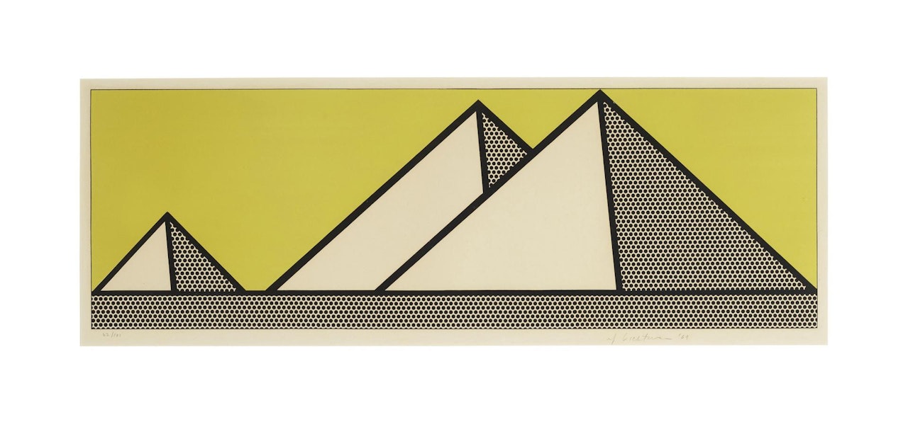 Pyramids by Roy Lichtenstein