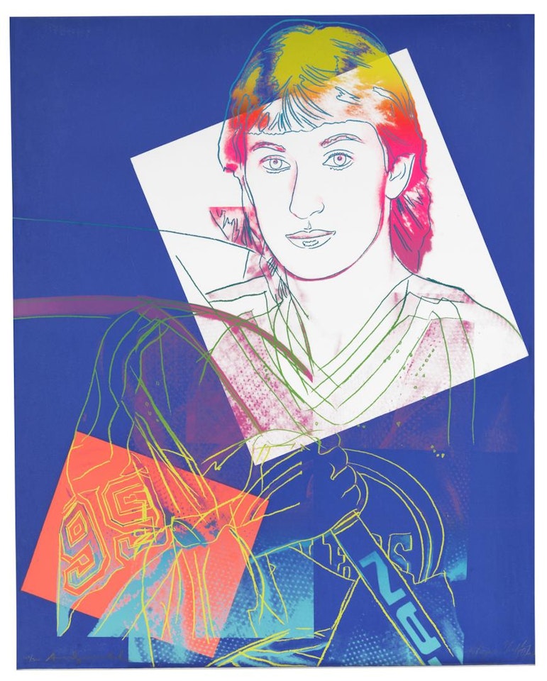 Wayne Gretzky #99 by Andy Warhol