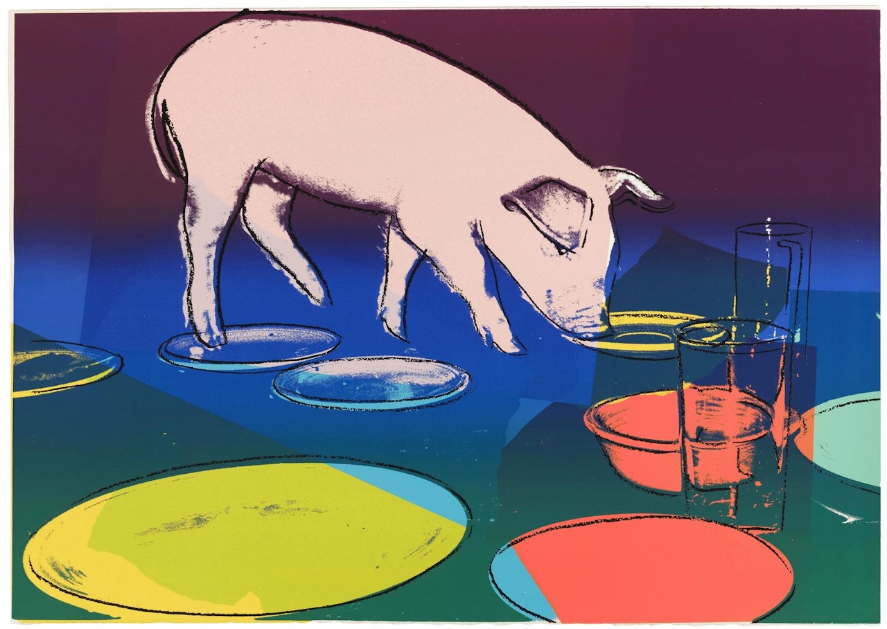 Fiesta Pig by Andy Warhol