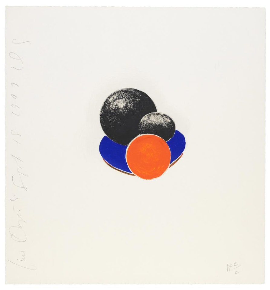 Five Objects, Sept 18, 1999 by Donald Sultan