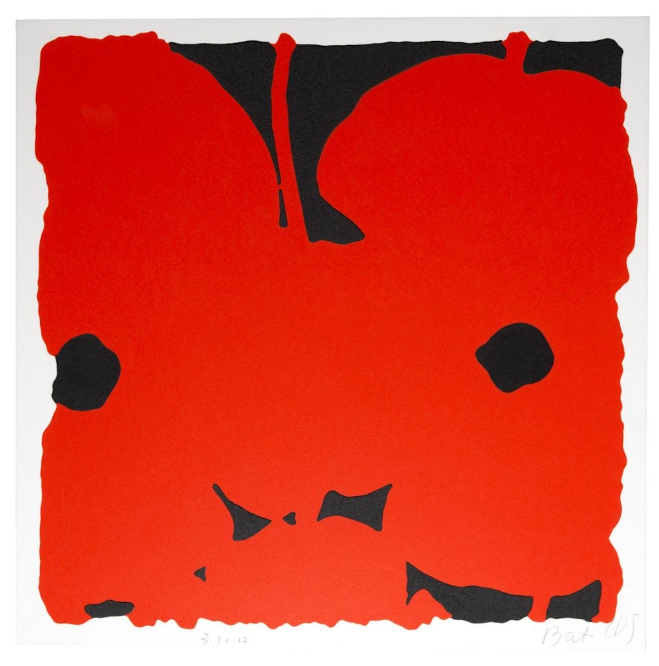 Red Poppies, April 25, 2007 by Donald Sultan