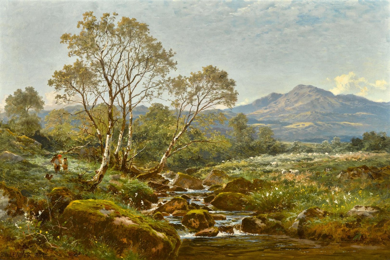 The Stream from the Hills by Benjamin Williams Leader