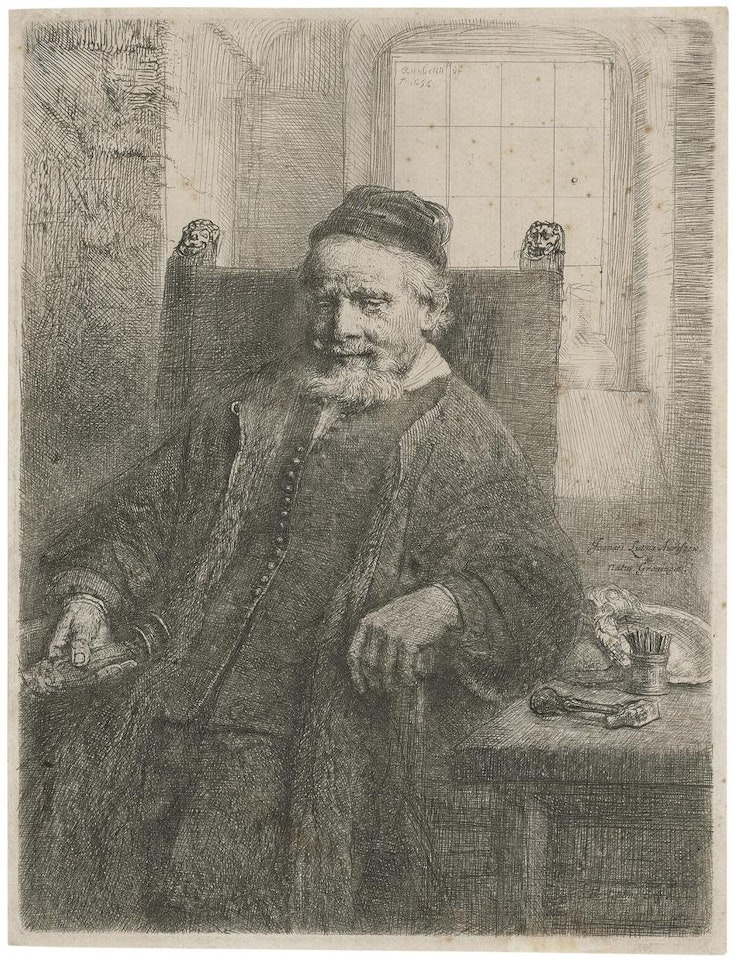 Jan Lutma, Goldsmith by Attributed to Rembrandt Harmensz van Rijn