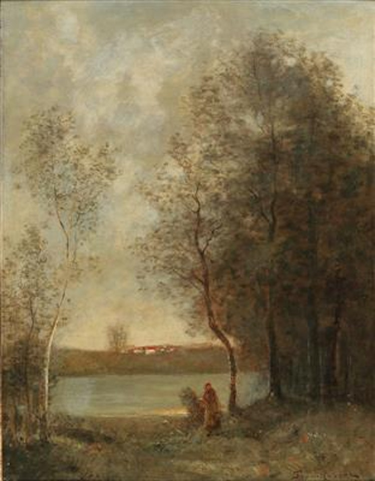 Pres de la ville d’Avray (Outside the village of Avray) by Paul Désiré Trouillebert